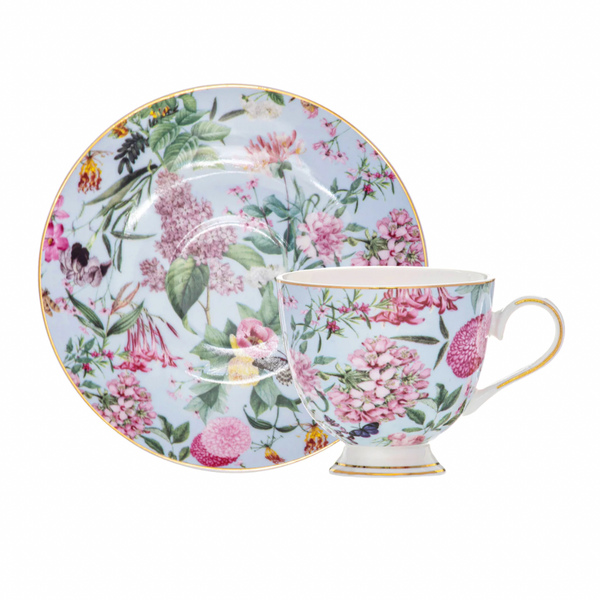 Ashdene Romantic Garden Teacup & Saucer