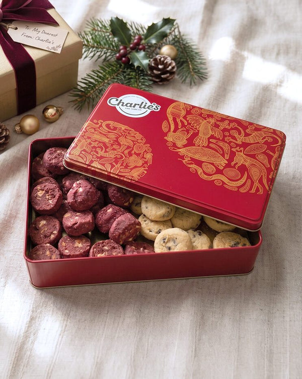 Charlie's Cookie - Button Bikkies Tin 250g