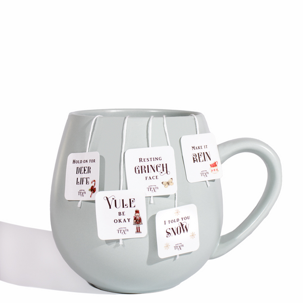 christmas puns tea gifts