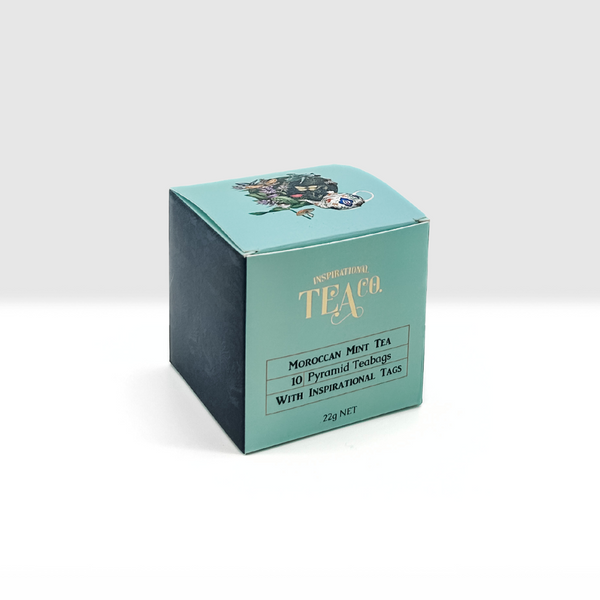 Moroccan Mint (Green Tea) Tea Bags Inspirational tags
