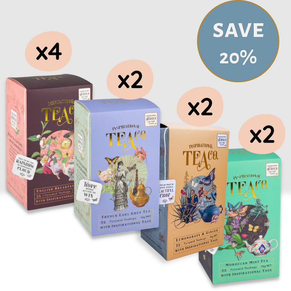 Inspirational Tea Bags Mixed Box of 10 x 25pks