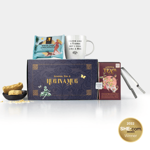 Hug in a mug tea gift box gift hamper