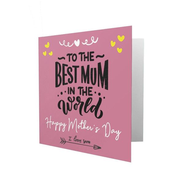 Mother's Day Card - Best Mum - Inspirational Tea Co.
